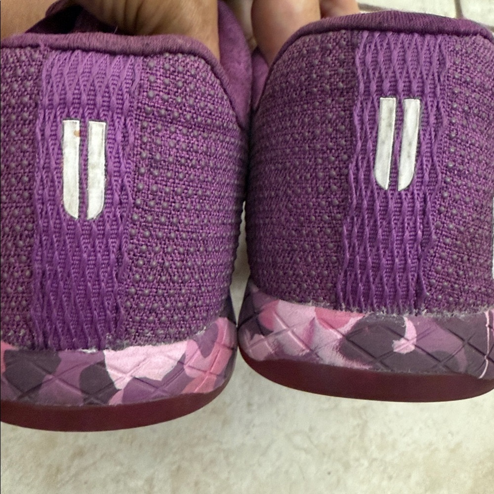 NOBULL purple and pink camo super fabric trainer shoes Sz 6.5M 8WM - Picture 9 of 10